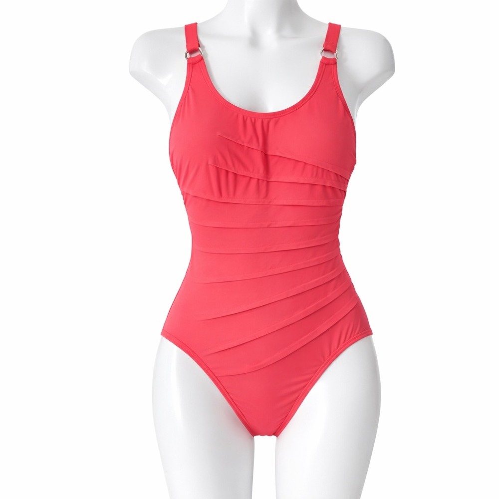 Calvin Klein One Piece Swimsuit‎ Women's Size 4 Coral Beach Vacation